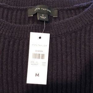 Ann Taylor Boatneck 3/4 Sleeve Sweater